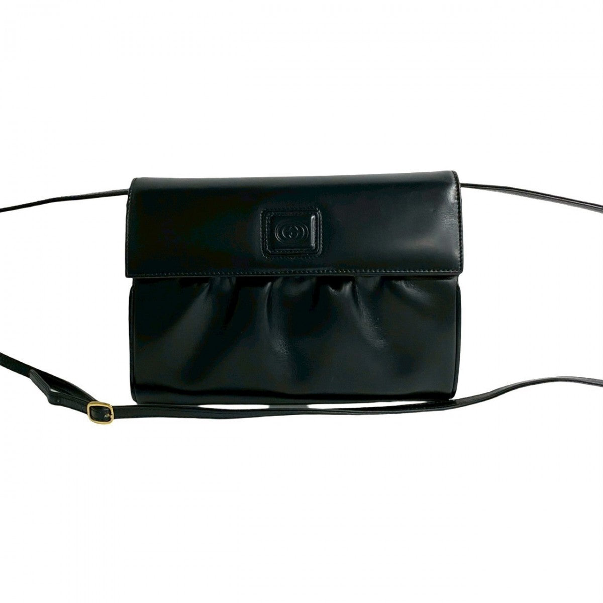 GUCCI Shoulder Bag leather black