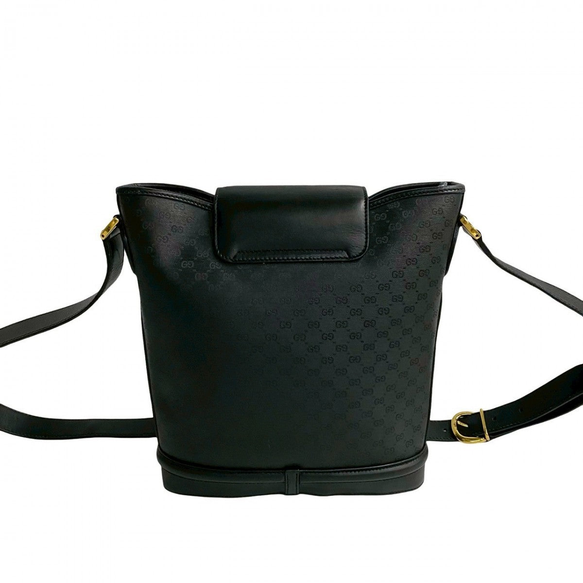 GUCCI Shoulder Bag leather black