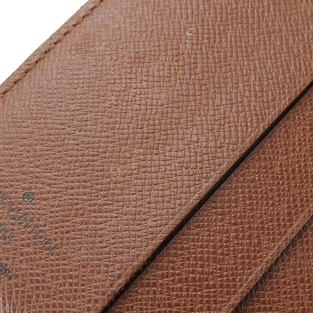 LOUIS VUITTON Bifold Wallet M61667 Monogram Brown Compact zip Women Used