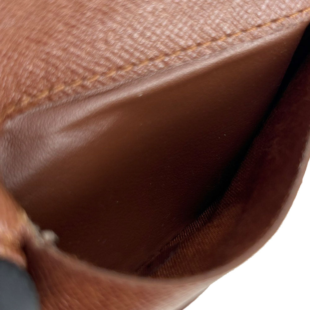 LOUIS VUITTON Bifold Wallet M61667 Monogram Brown Compact zip Women Used