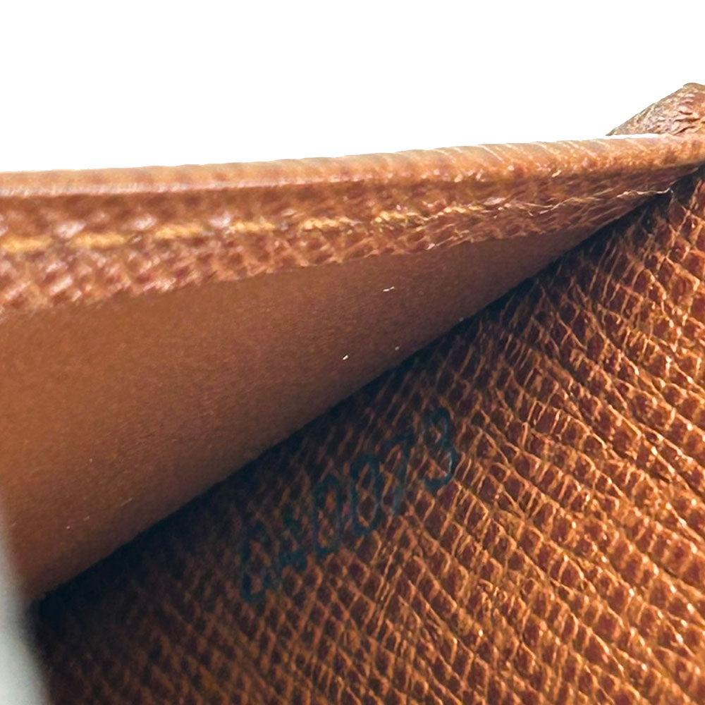 LOUIS VUITTON Bifold Wallet M61667 Monogram Brown Compact zip Women Used
