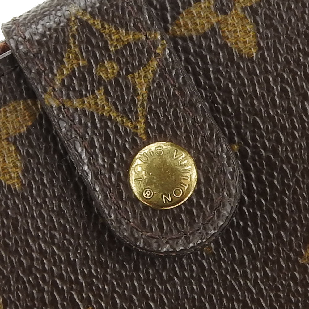 LOUIS VUITTON Bifold Wallet M61667 Monogram Brown Compact zip Women Used