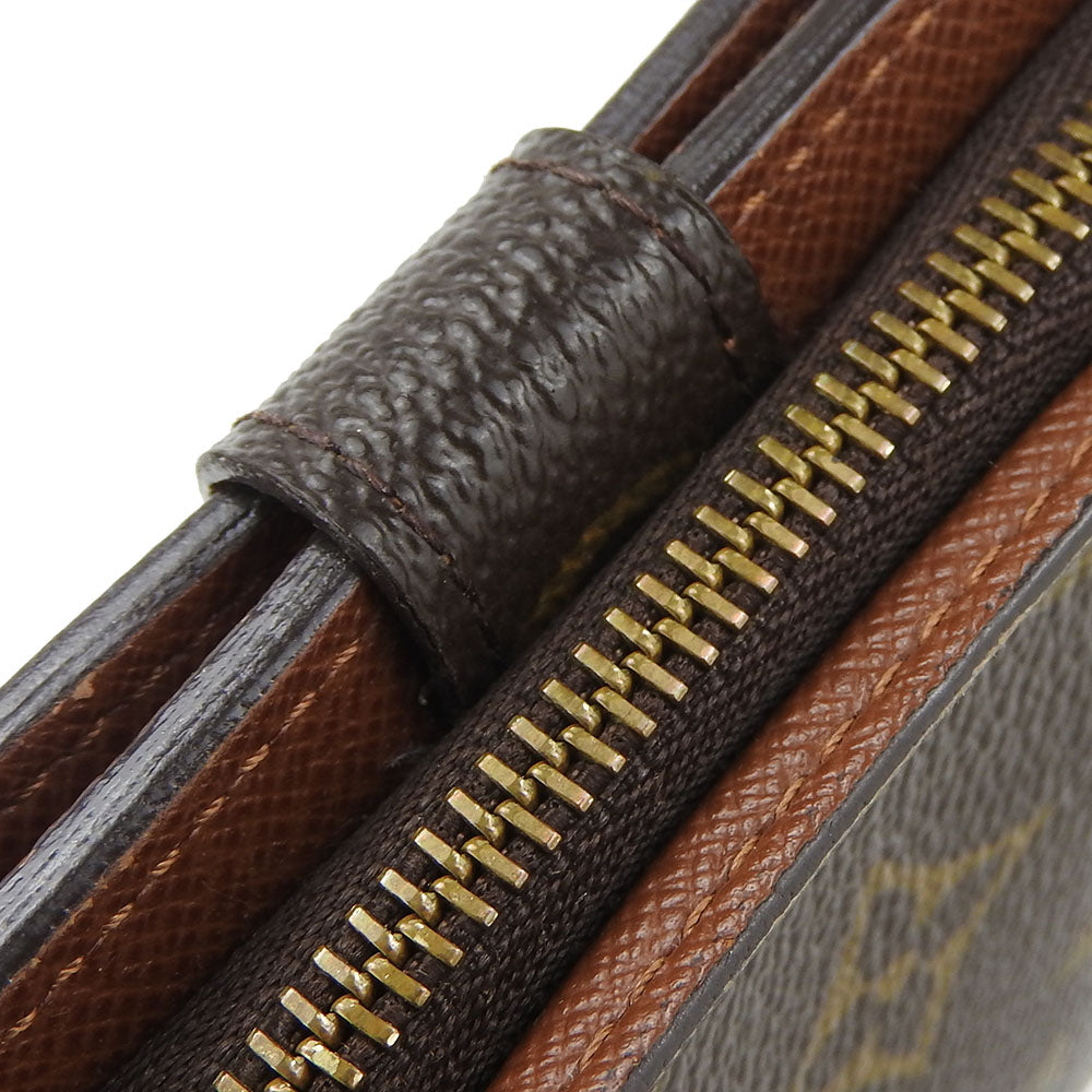 LOUIS VUITTON Bifold Wallet M61667 Monogram Brown Compact zip Women Used