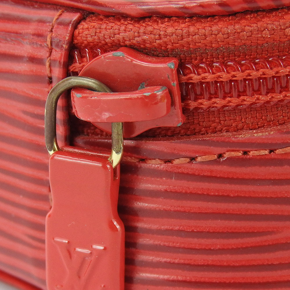 LOUIS VUITTON Accessory pouch M48227 Epi Leather Castilian red Ecran Bijoux unisex(Unisex) Used