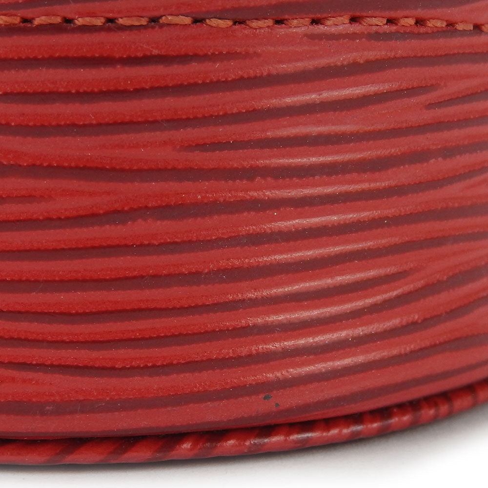LOUIS VUITTON Accessory pouch M48227 Epi Leather Castilian red Ecran Bijoux unisex(Unisex) Used