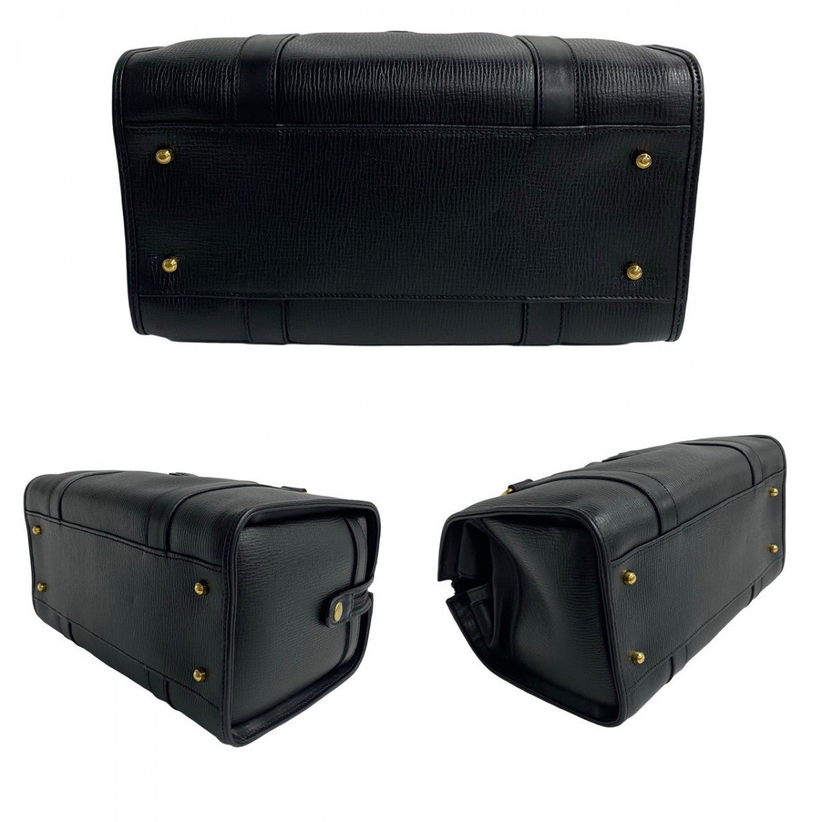 GUCCI Handbag leather black