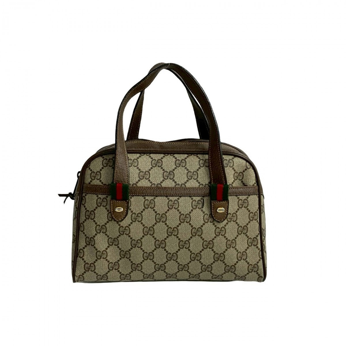 GUCCI Handbag leather Brown Sherry line