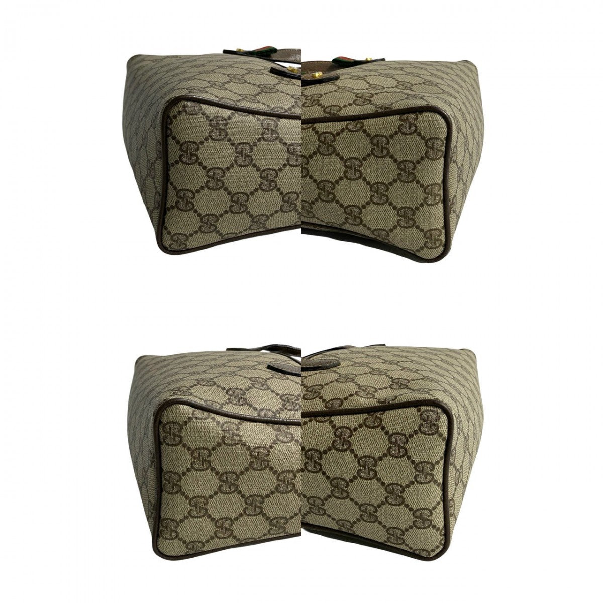 GUCCI Handbag leather Brown Sherry line