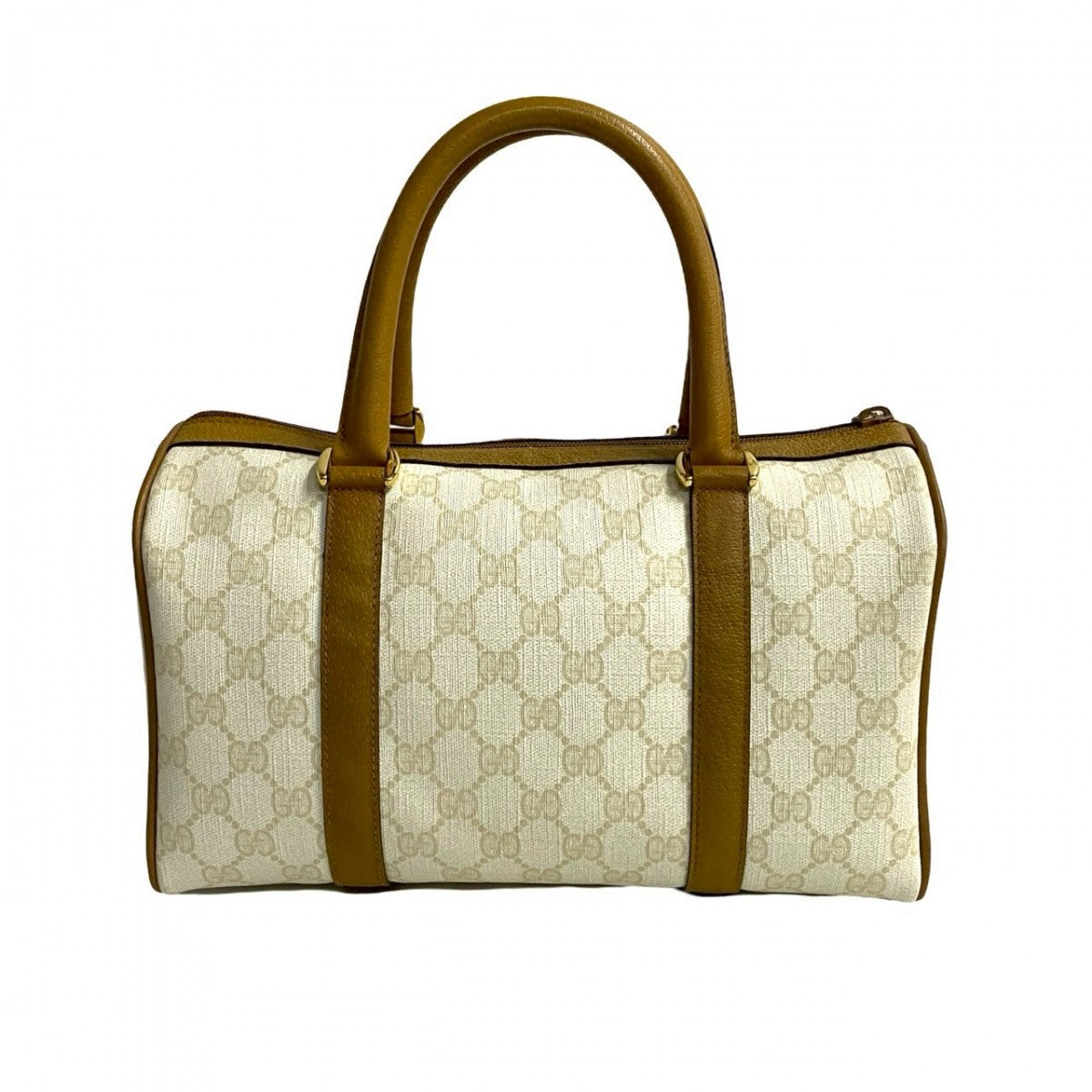 GUCCI Handbag leather white Old Gucci