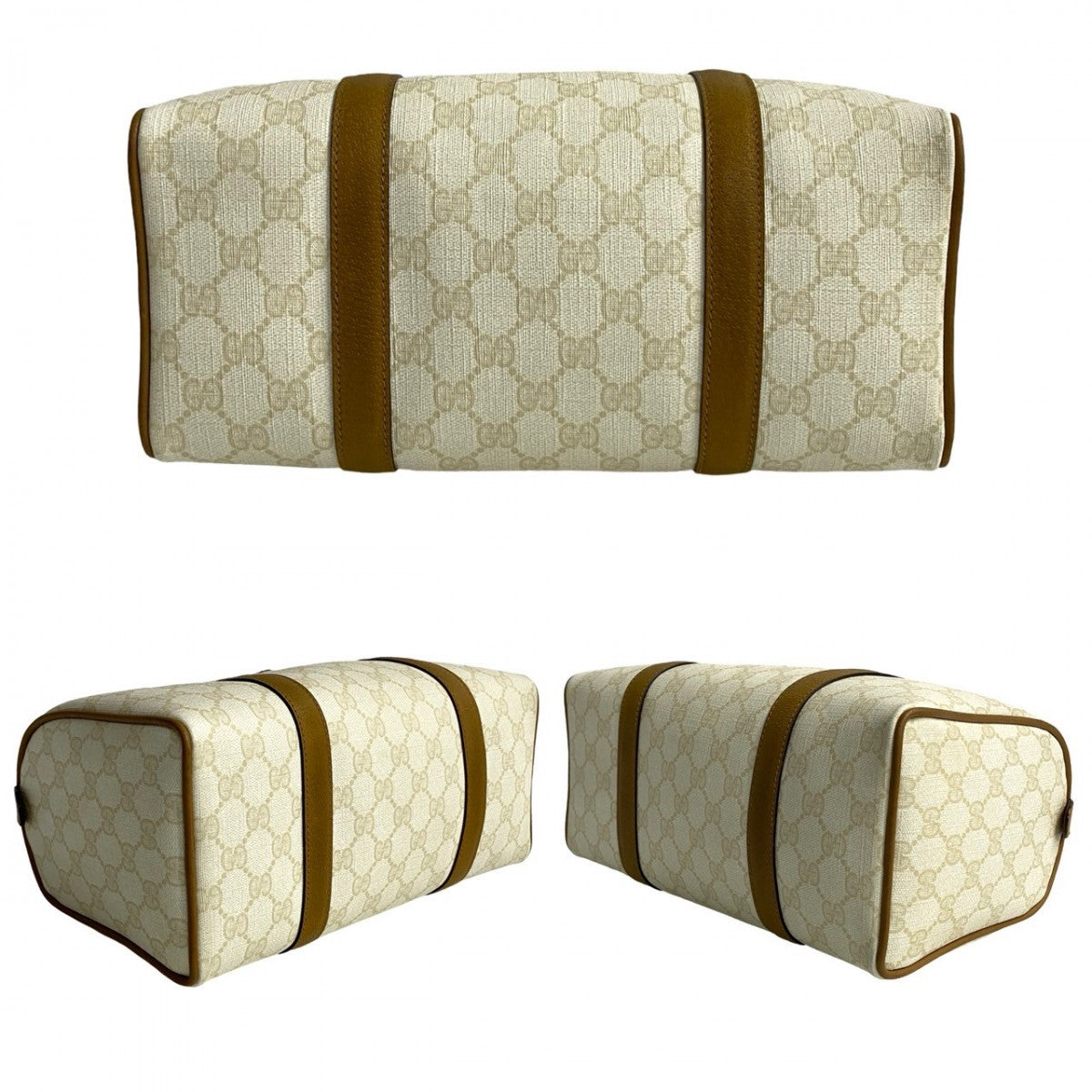 GUCCI Handbag leather white Old Gucci