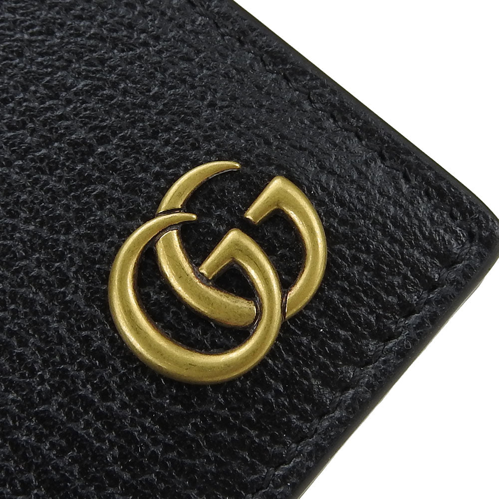 GUCCI Bill Compartment 428726 leather black unisex(Unisex) Used