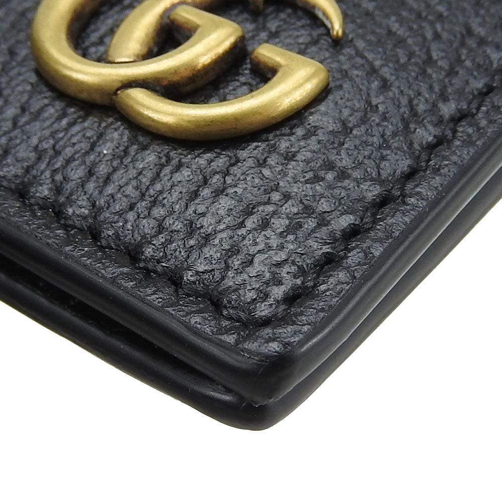 GUCCI Bill Compartment 428726 leather black unisex(Unisex) Used