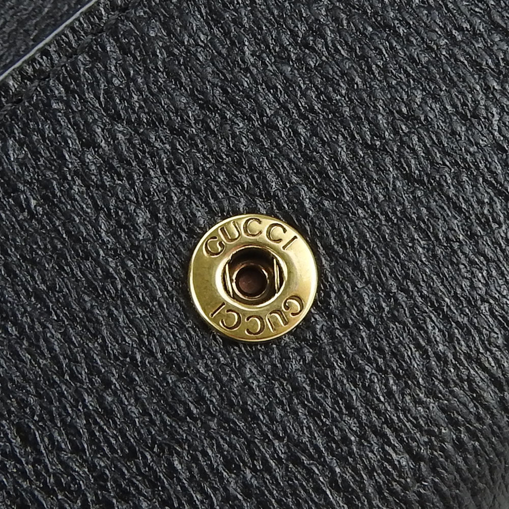 GUCCI Key case Key holder  435305 leather black unisex(Unisex) Used