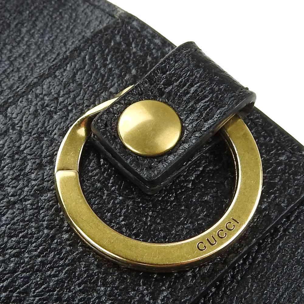 GUCCI Key case Key holder  435305 leather black unisex(Unisex) Used