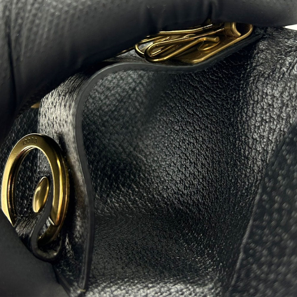 GUCCI Key case Key holder  435305 leather black unisex(Unisex) Used