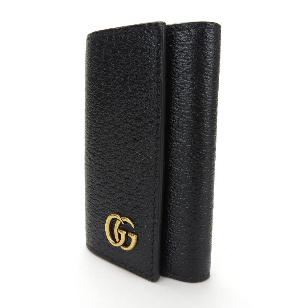 GUCCI Key case Key holder  435305 leather black unisex(Unisex) Used