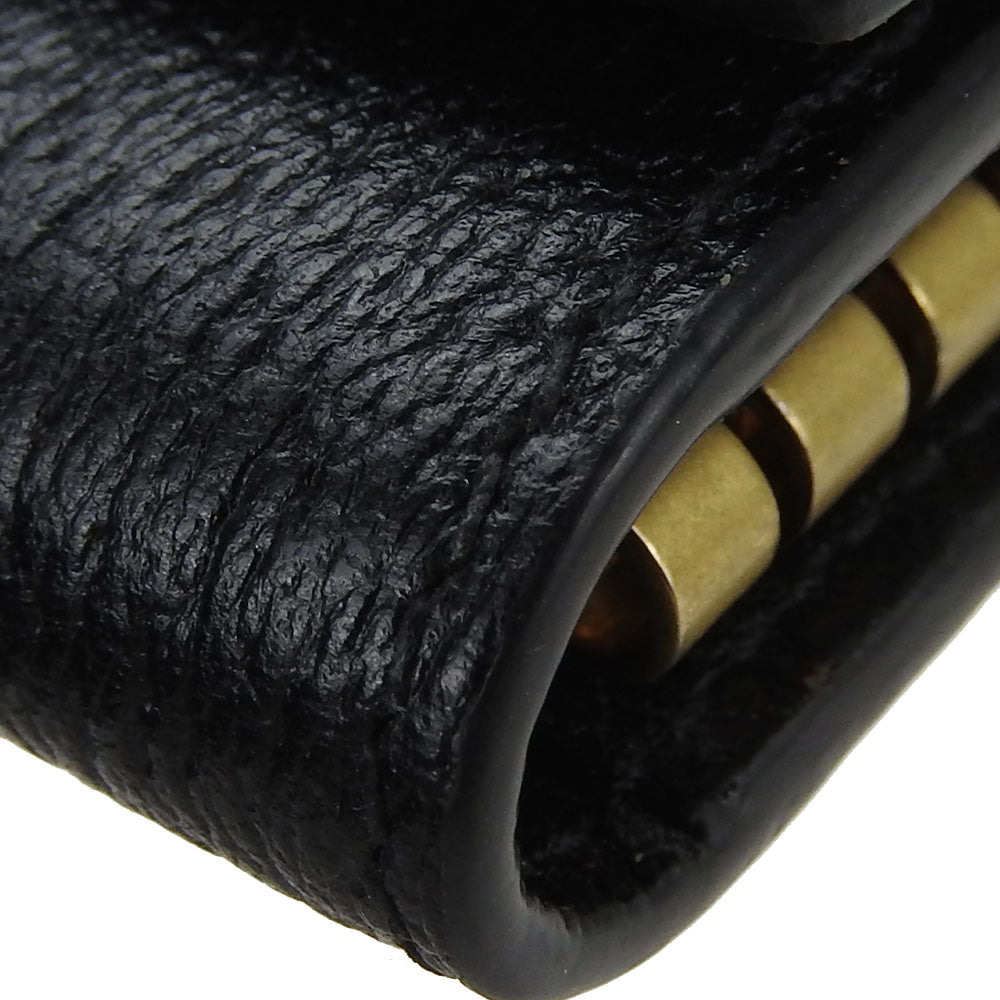 GUCCI Key case Key holder  435305 leather black unisex(Unisex) Used