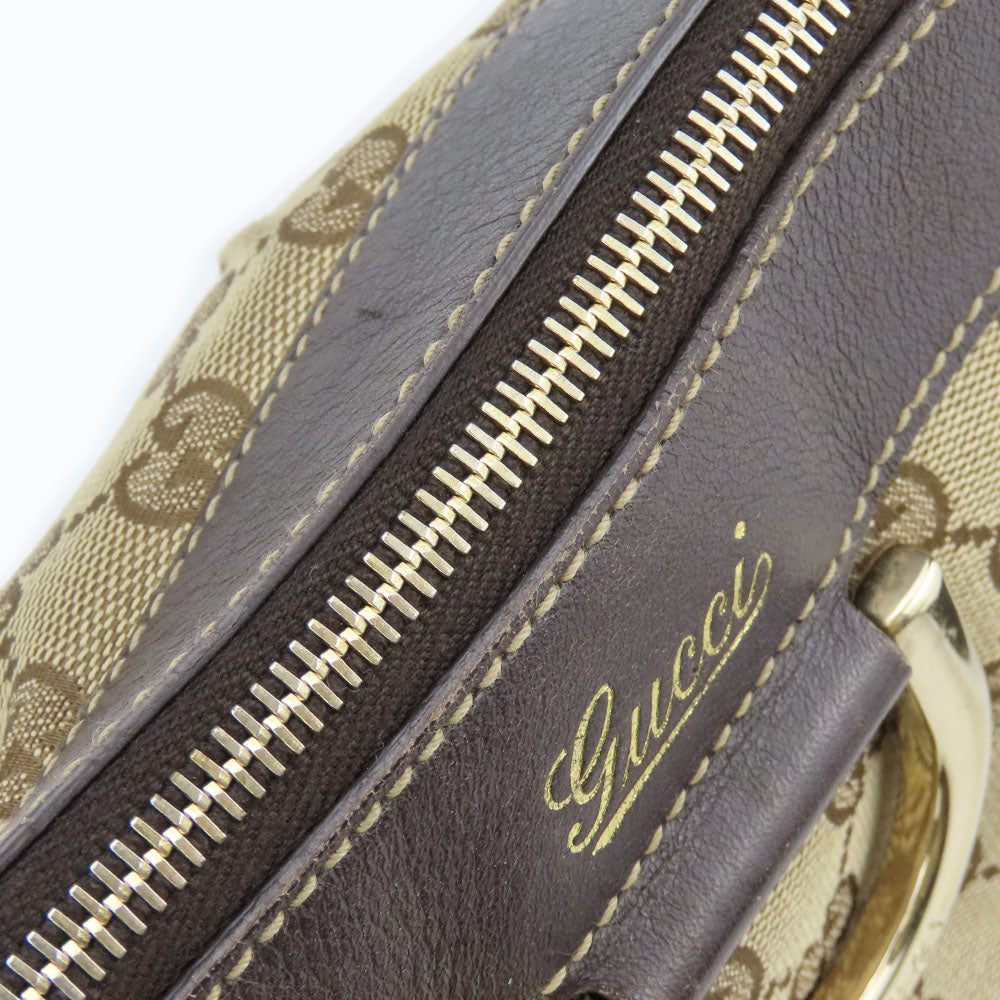 GUCCI Shoulder Bag 203257 GG canvas beige Abbey unisex(Unisex) Used