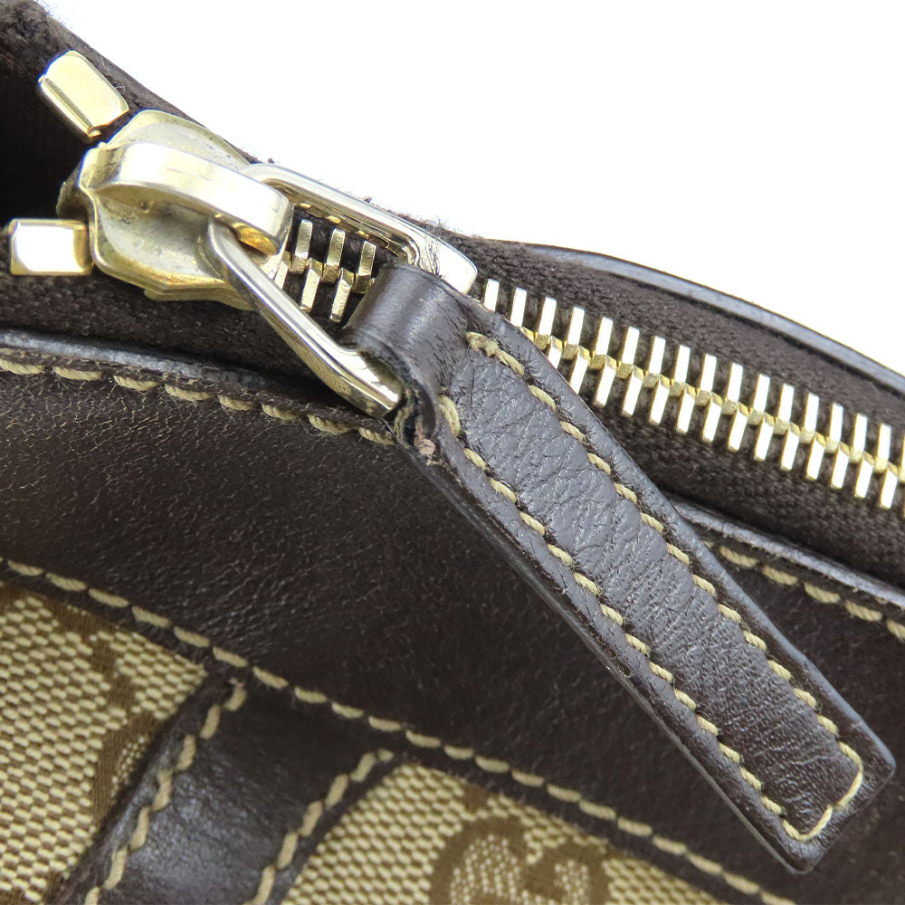 GUCCI Shoulder Bag 203257 GG canvas beige Abbey unisex(Unisex) Used