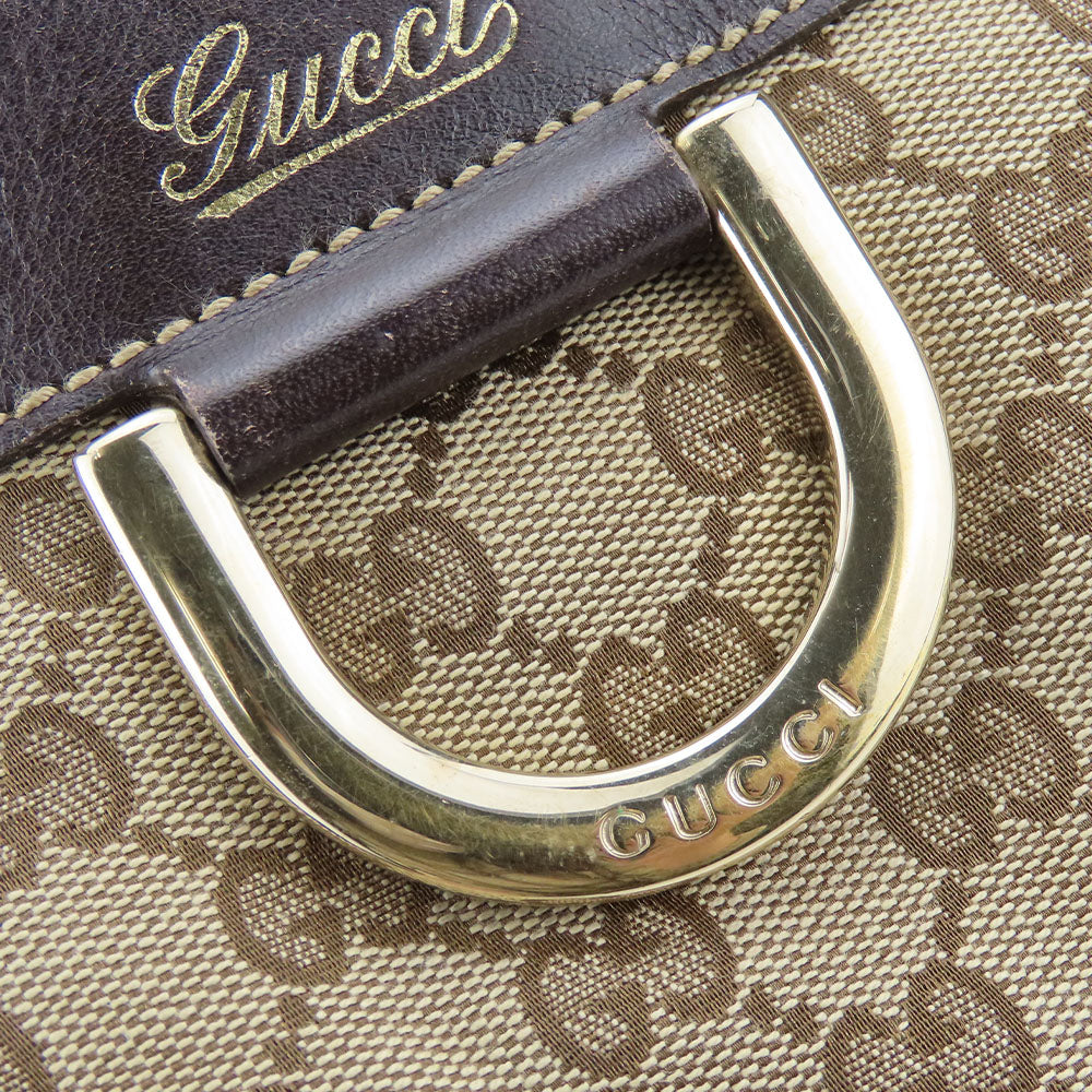 GUCCI Shoulder Bag 203257 GG canvas beige Abbey unisex(Unisex) Used