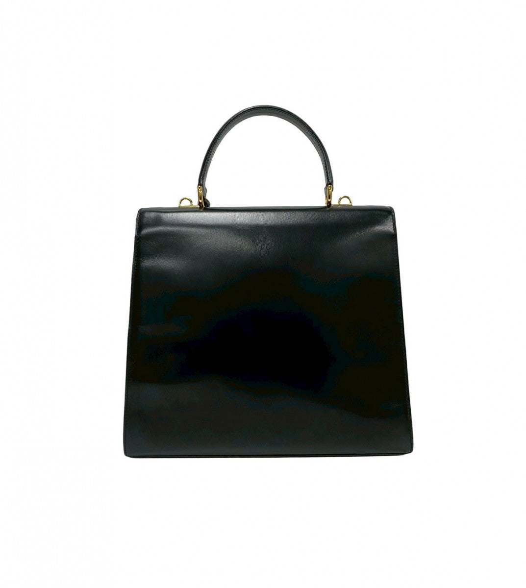 GUCCI Shoulder Bag Calfskin black Ready lock