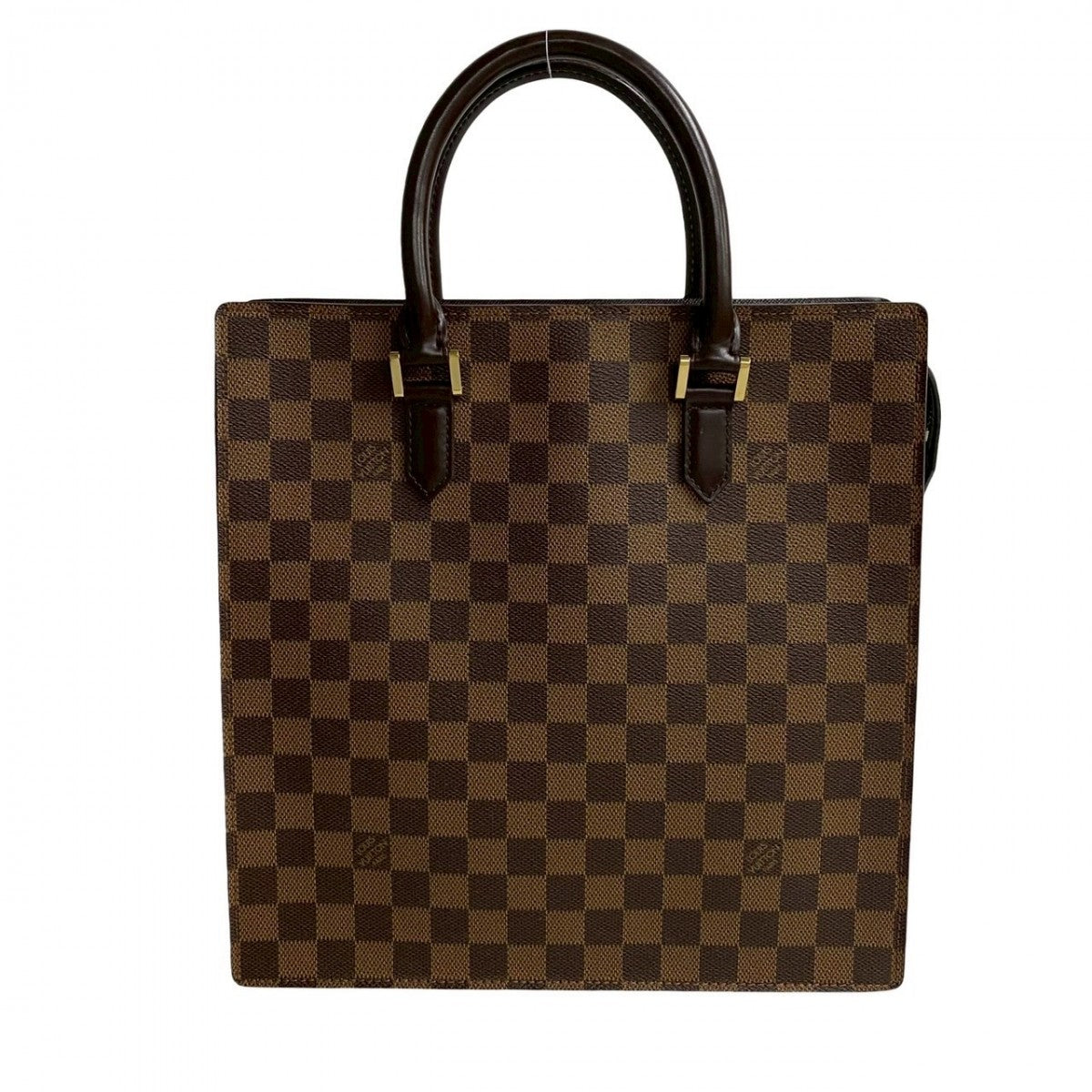 LOUIS VUITTON Handbag leather Brown Damier Venice PM