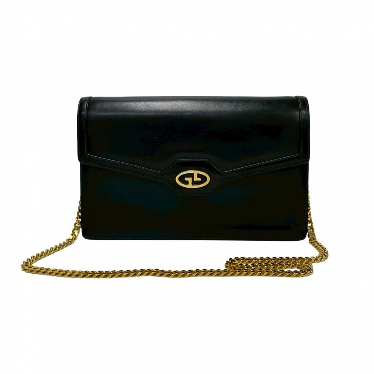 GUCCI Shoulder Bag Calfskin black