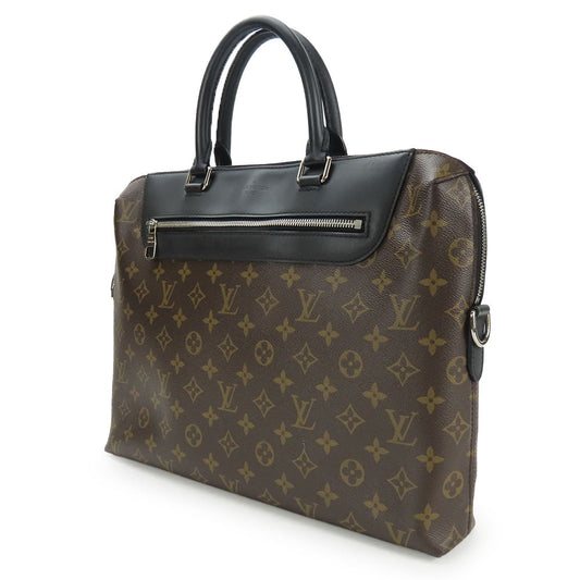 LOUIS VUITTON Business bag M54019 Monogram macacer Brown Porte Documan Jules PDJNM mens Used