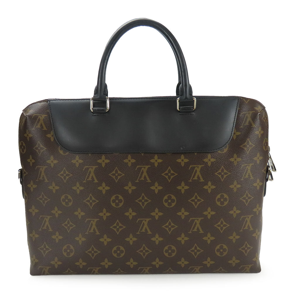 LOUIS VUITTON Business bag M54019 Monogram macacer Brown Porte Documan Jules PDJNM mens Used