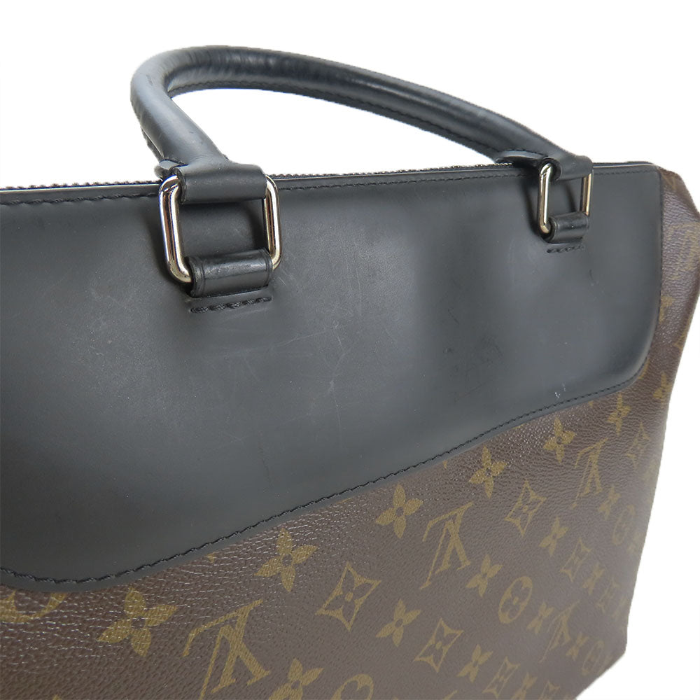 LOUIS VUITTON Business bag M54019 Monogram macacer Brown Porte Documan Jules PDJNM mens Used