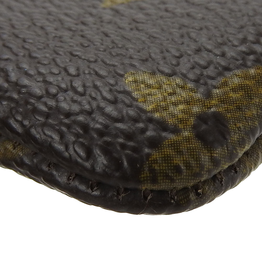 LOUIS VUITTON Coin case M62650 Monogram Brown Monogram Pochette Kle
