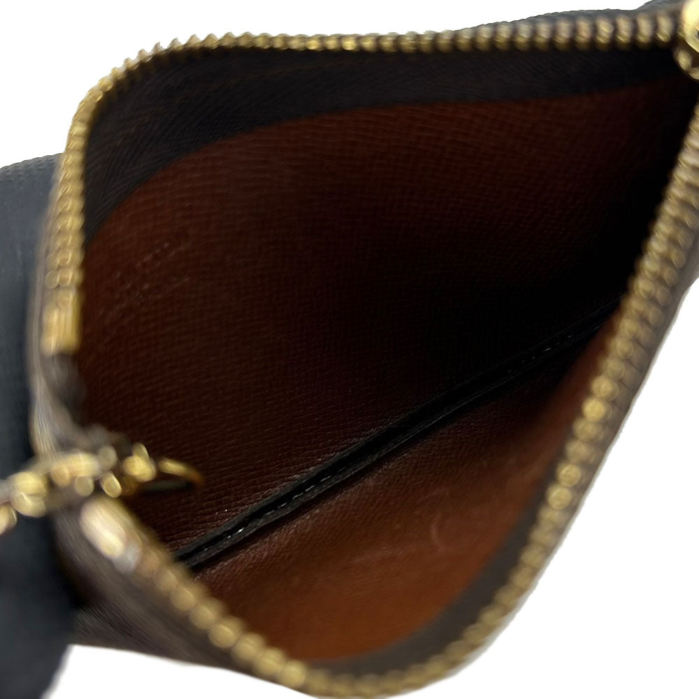 LOUIS VUITTON Coin case M62650 Monogram Brown Monogram Pochette Kle