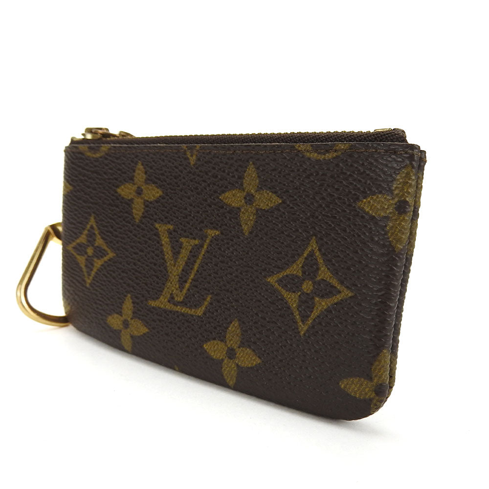 LOUIS VUITTON Coin case M62650 Monogram Brown Monogram Pochette Kle