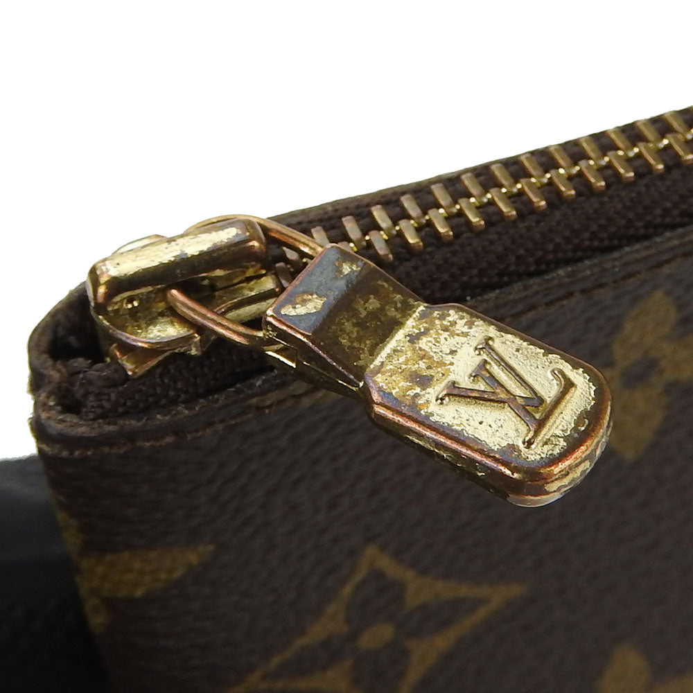 LOUIS VUITTON Coin case M62650 Monogram Brown Monogram Pochette Kle