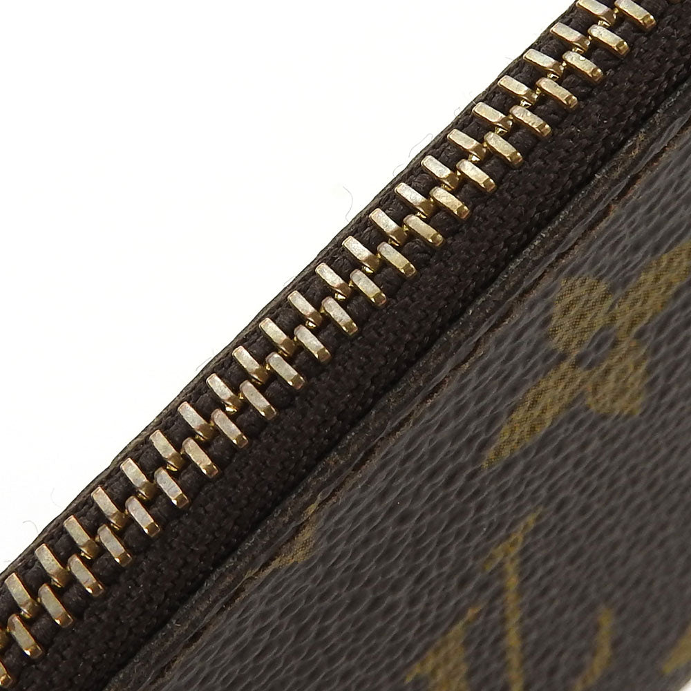 LOUIS VUITTON Coin case M62650 Monogram Brown Monogram Pochette Kle