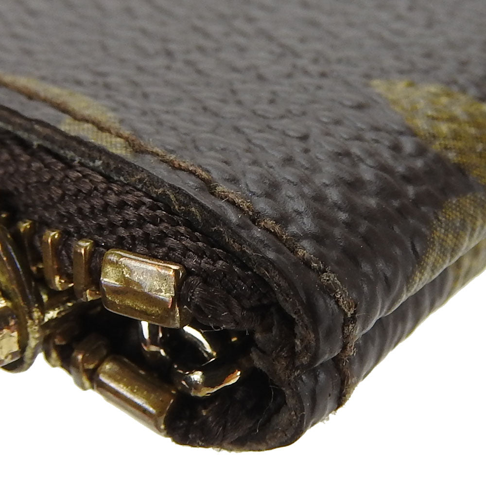 LOUIS VUITTON Coin case M62650 Monogram Brown Monogram Pochette Kle