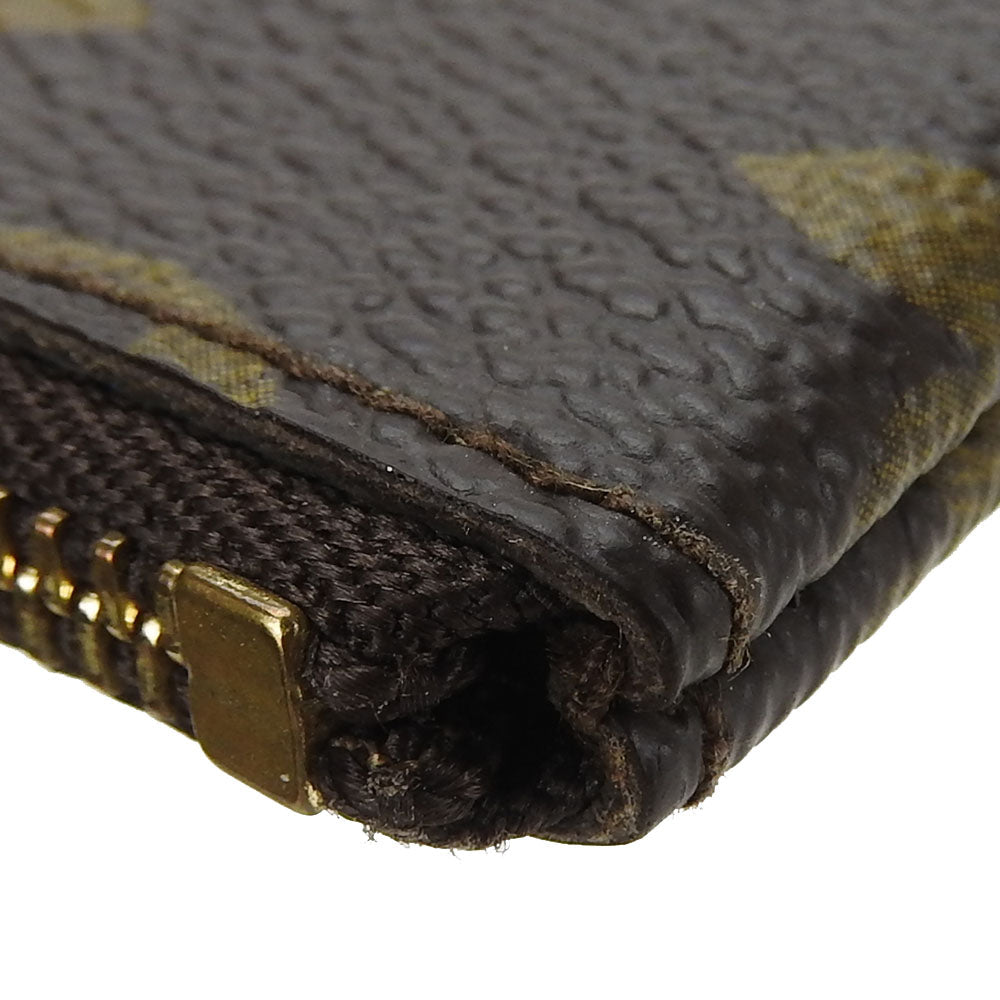 LOUIS VUITTON Coin case M62650 Monogram Brown Monogram Pochette Kle