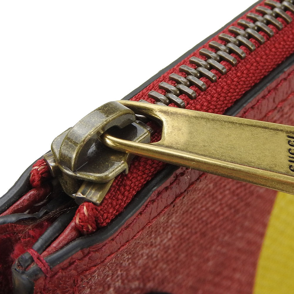 GUCCI Clutch bag 625602 Canvas, Leather multicolor Baiadera unisex(Unisex) Used