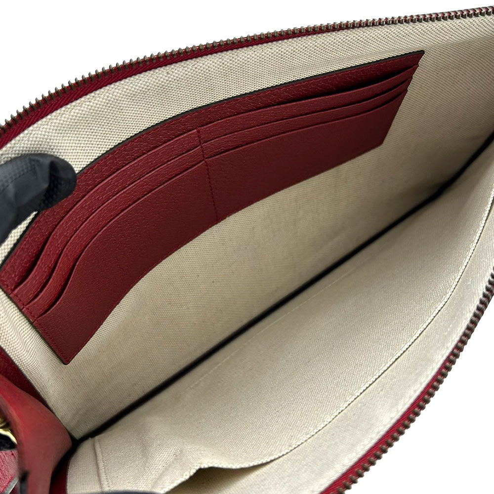 GUCCI Clutch bag 625602 Canvas, Leather multicolor Baiadera unisex(Unisex) Used