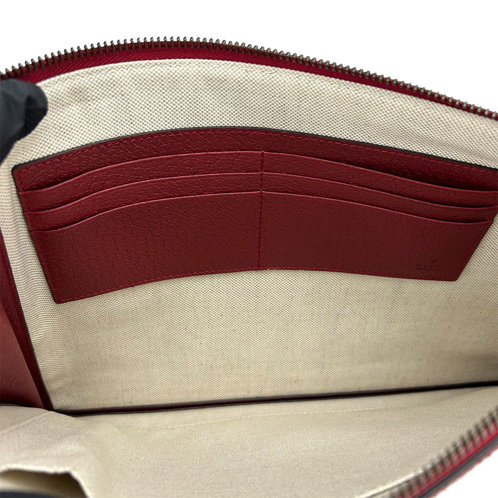 GUCCI Clutch bag 625602 Canvas, Leather multicolor Baiadera unisex(Unisex) Used