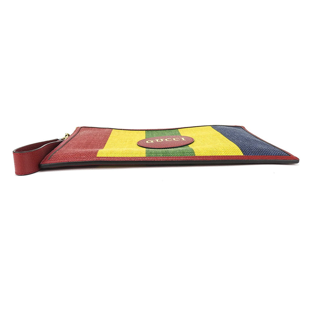 GUCCI Clutch bag 625602 Canvas, Leather multicolor Baiadera unisex(Unisex) Used