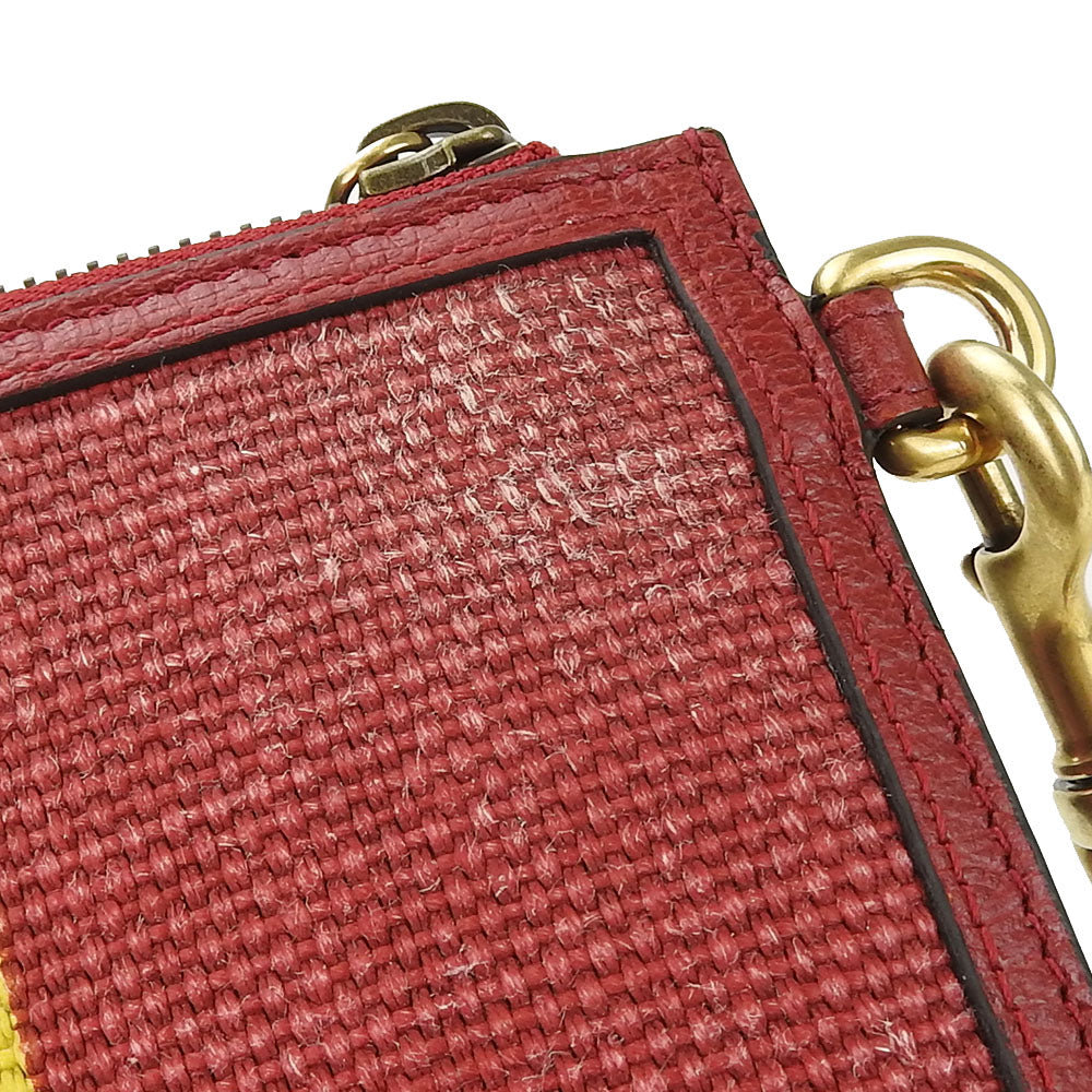 GUCCI Clutch bag 625602 Canvas, Leather multicolor Baiadera unisex(Unisex) Used