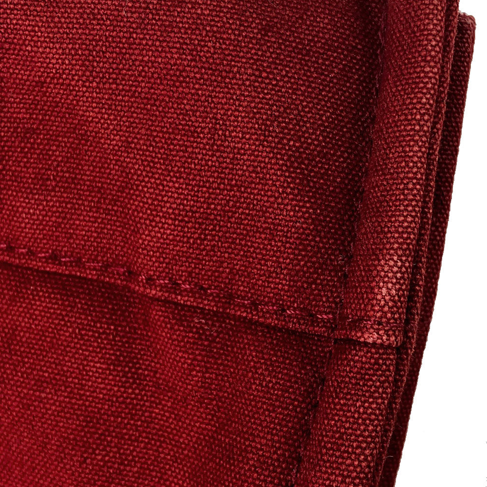 HERMES Handbag canvas Red Fool ToePM unisex(Unisex) Used