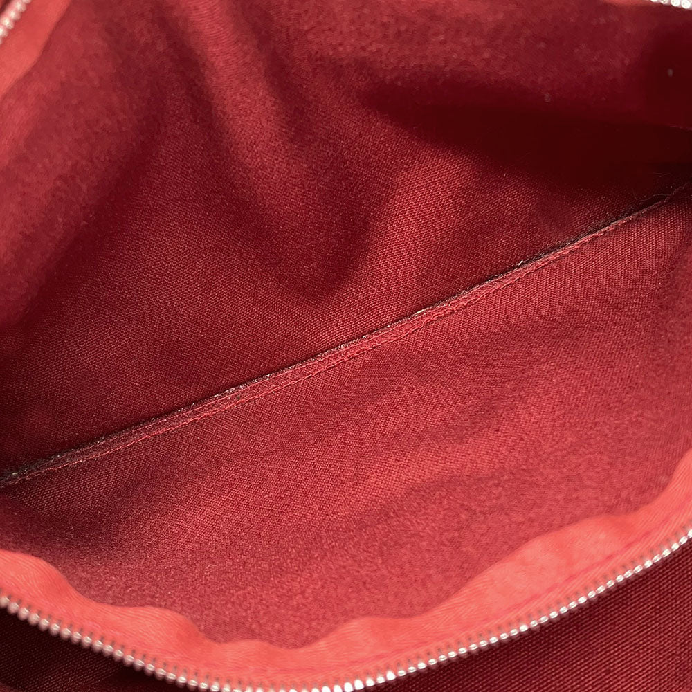HERMES Handbag canvas Red Fool ToePM unisex(Unisex) Used
