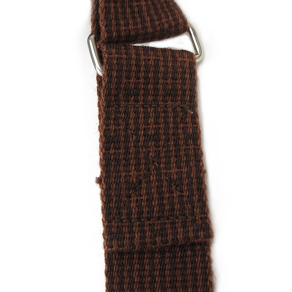 HERMES Shoulder Bag canvas Brown Her Line Bassus PM unisex(Unisex) Used