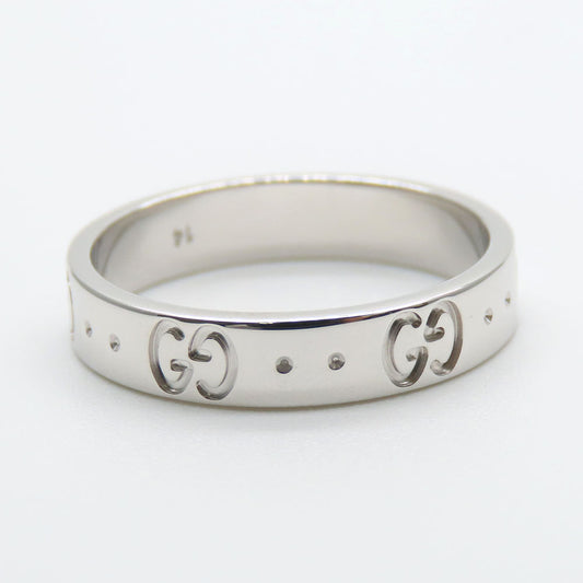 GUCCI Ring K18 white gold White gold Icon ring Women Used