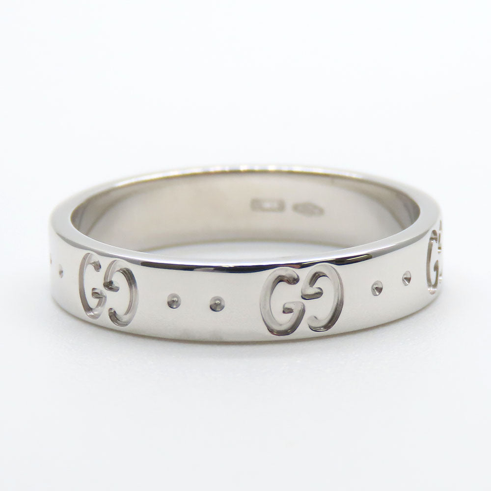 GUCCI Ring K18 white gold White gold Icon ring Women Used