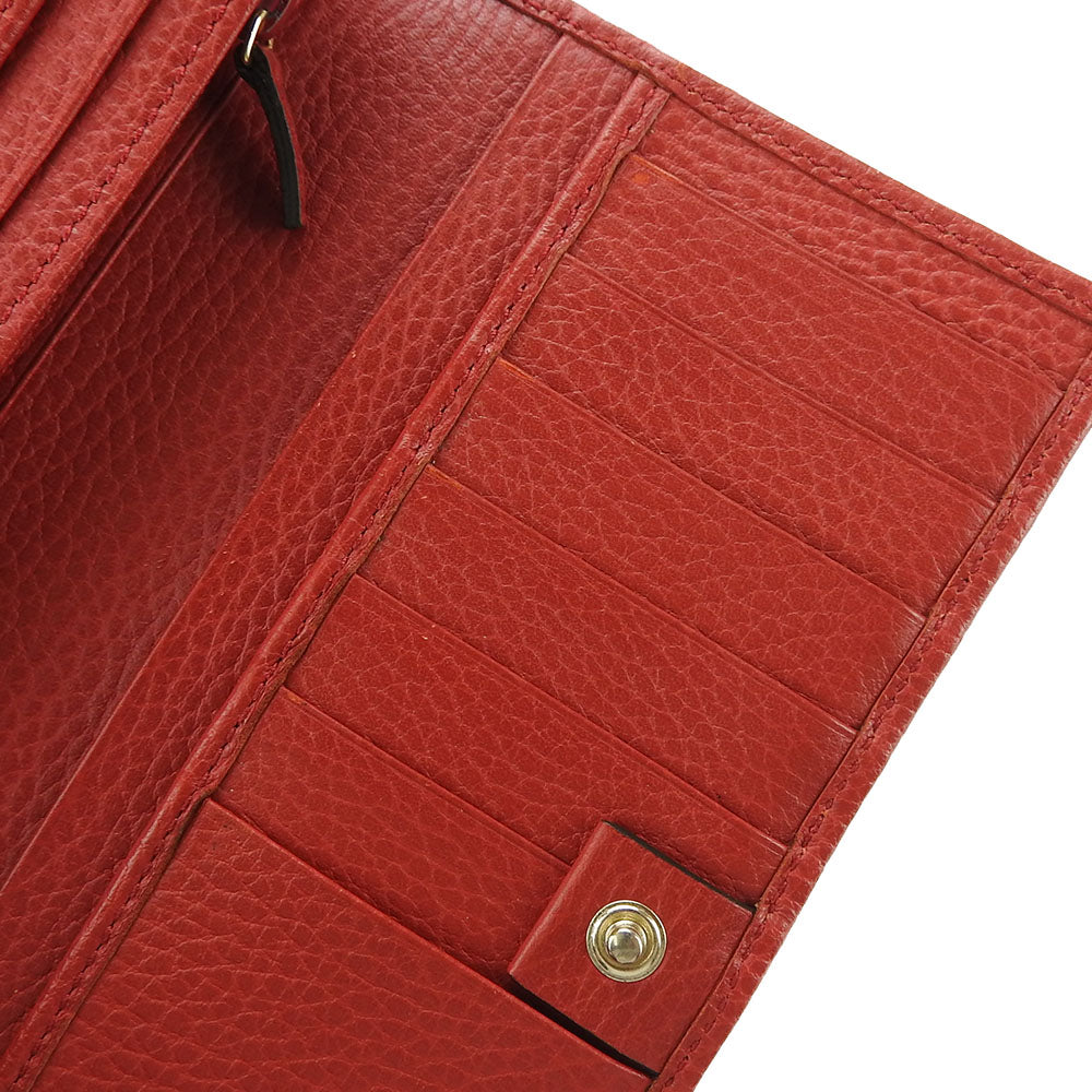 GUCCI Bifold Wallet 346058 GG canvas beige Women Used