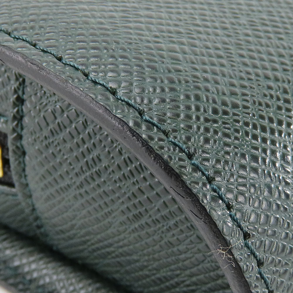 LOUIS VUITTON business bag M30184 Taiga green Baikal mens Used