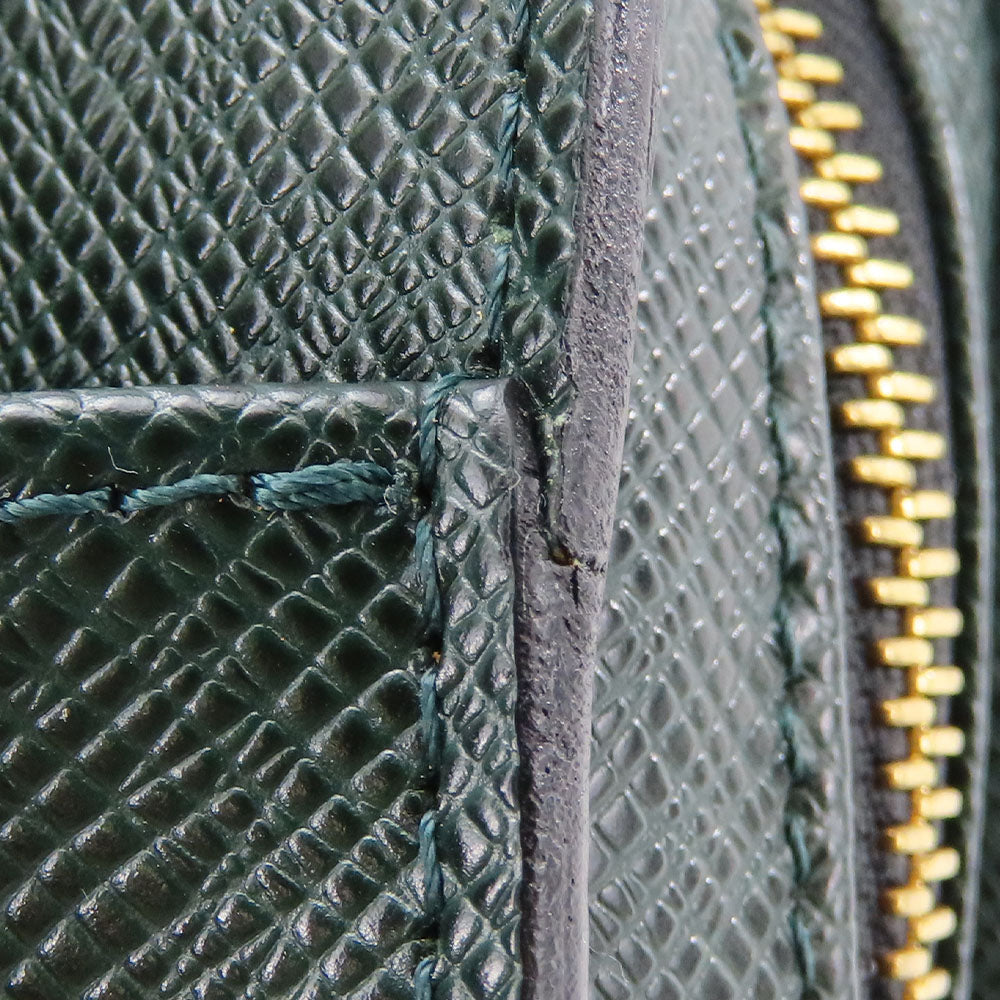 LOUIS VUITTON business bag M30184 Taiga green Baikal mens Used